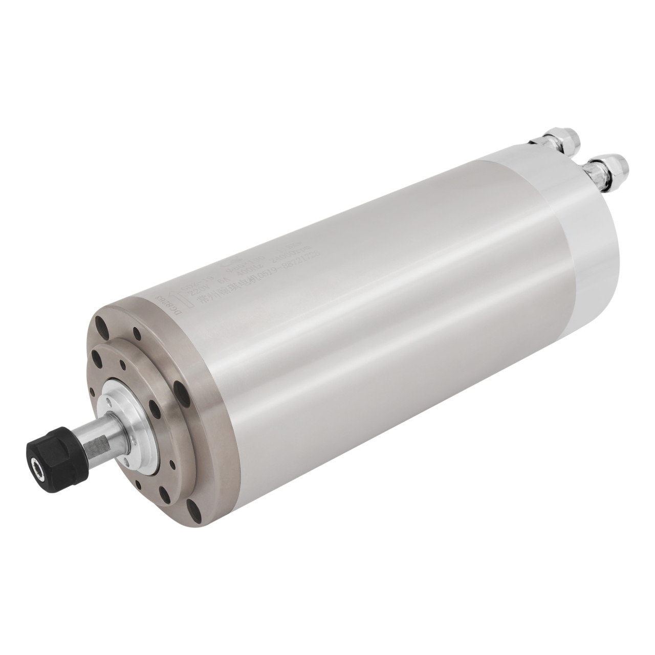 Шпиндель з водяним охолодженням GDZ-19 Ø 80X190 (1.5 кВт, 220 В, 6 А, ER11) для фрезерного верстата з ЧПК