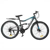 Велосипед SPARK BULLET 27,5-ST-18-AM2-D (Чорний із синім)
