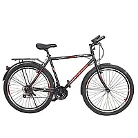 Велосипед SPARK ROUGH 26-ST-20-ZV-V (Чорний з червоним)