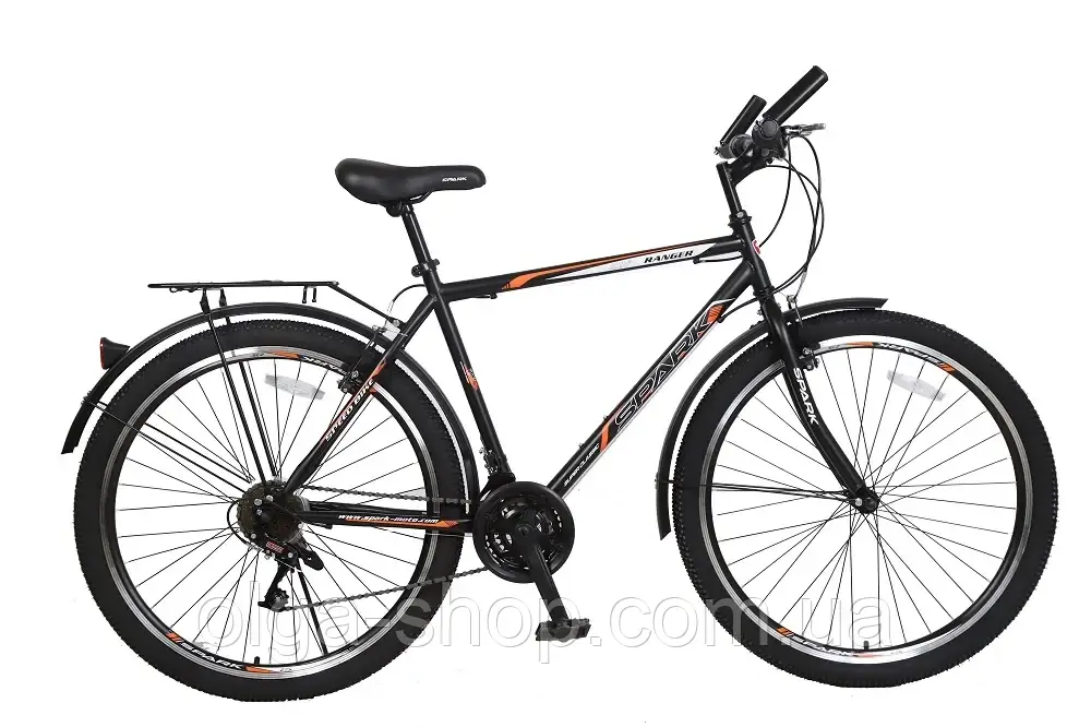 Велосипед SPARK RANGER 27,5-ST-18-ZV-V (Чорний з жовтогарячим)