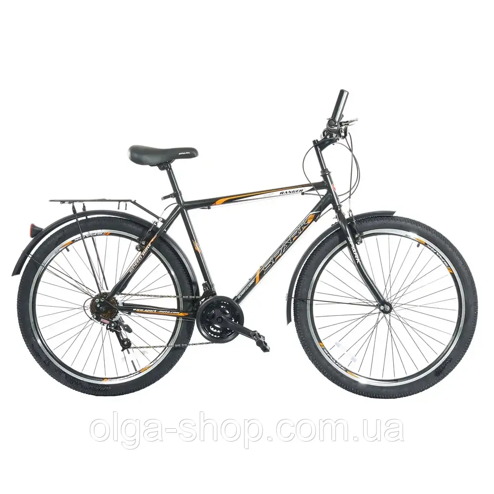 Велосипед SPARK RANGER 27,5-ST-20-ZV-V (Чорний з жовтогарячим)