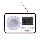 Цифрове радіо  Camry CR 1153 — FM/DAB/DAB+, акумулятор 2000 мА·г, USB, годинник, будильник, фото 4