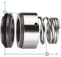 Уплотнение торцевое R-BT-RN3.NU 22, P, SIC/SIC, VITON, 304