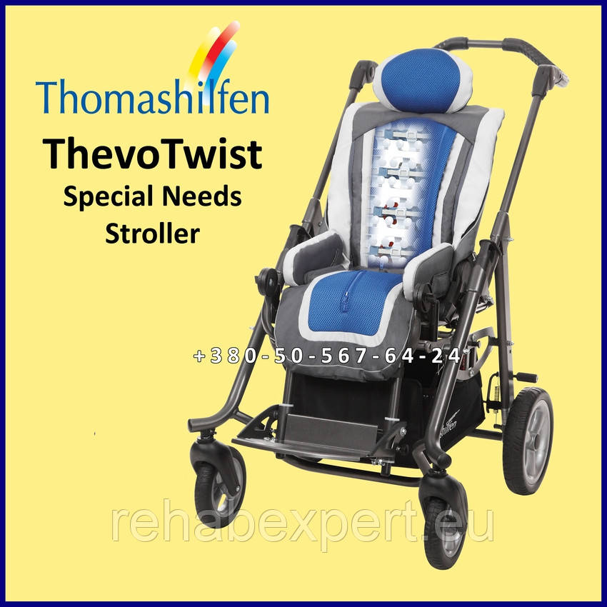 Спеціальна Прогулянкова Коляска для Реабілітації Дітей Thomashilfen ThevoTwist 2 Pediatric Stroller