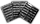 Комплект "Римський цегла" - 3 форми для гіпсового цегли. 19,х5х1см. 1 м2 = 102шт., фото 2