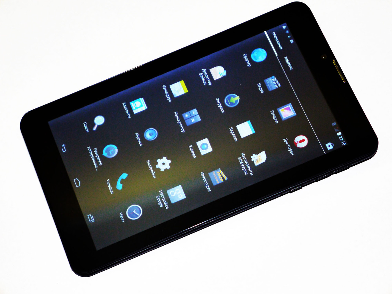 7" Планшет-Телефон Чорний 2Sim+2Ядра+3G+Android4, фото 1