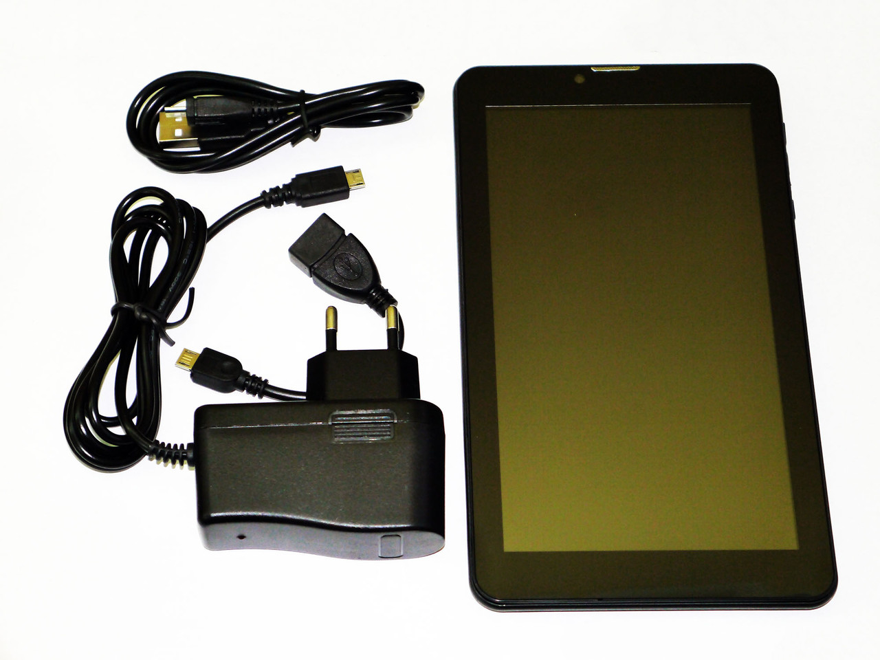 7" Планшет-Телефон Чорний 2Sim+2Ядра+3G+Android4 - фото 3 - id-p255259408