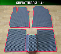 ЕВА коврики Chery Tiggo 3 '14-. EVA ковры Чери Тигго 3