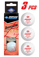 Мячи для настольного тенниса Donic Avantgarde 3* (3 шт.) (608334) White