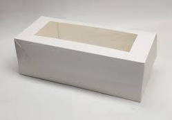 Коробка для рулета 33*15*10 см біла