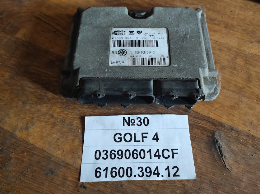 No30 Б/у Блок управління двигуном  036906014CF 61600.394.12 для VW Golf IV 1997-2004, фото 1