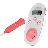 Фетальний доплер для вагітних Домашній прилад для вимірювання серцебиття плода Medset BabyPro V3, фото 4