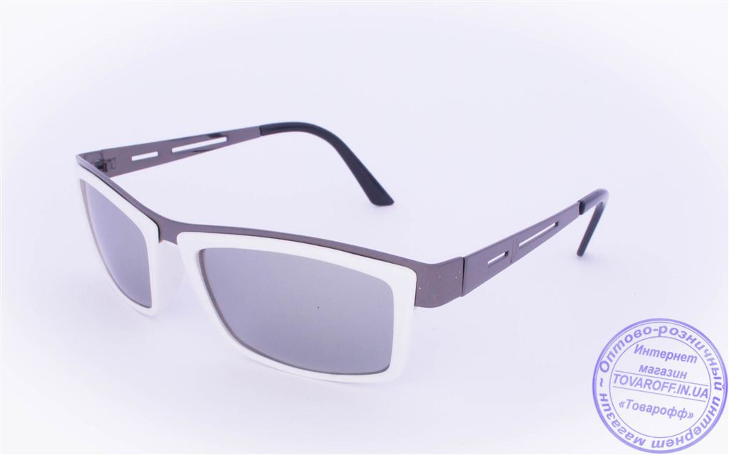 Оптом женские солнцезащитные очки - Белые - 004 - фото 1 - id-p255279439
