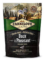 Carnilove Adult Duck & Pheasant 1,5 кг беззерновой корм для собак всех пород с мясом утки и фазана