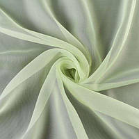 Вуаль тюль шифон салатовая, ш.280 купить в розницу и оптом