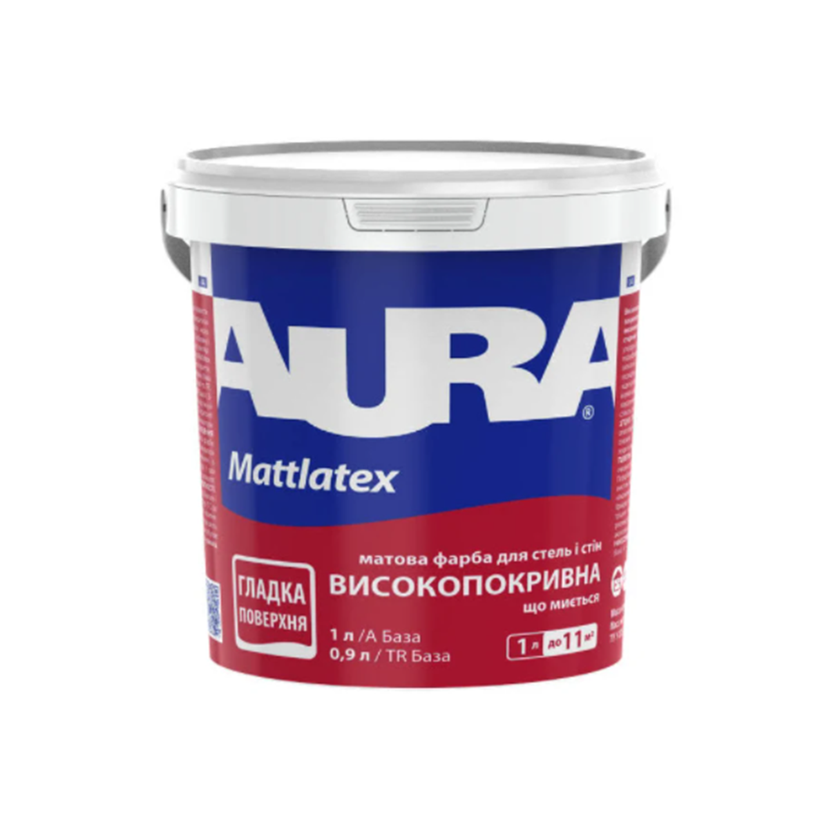 Латексна фарба Aura Mattlatex матова 1л, фото 1