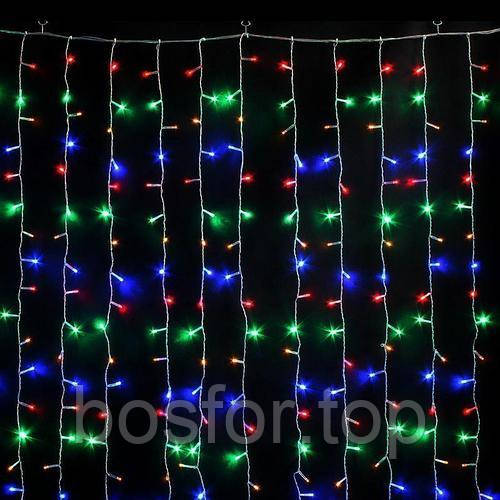 Гірлянда водоспад RD-7149 320-400 LED 3х3 м Мультиколірна