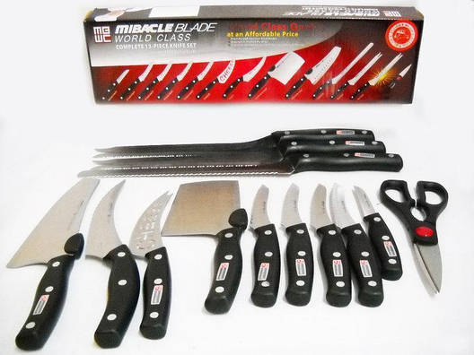 Набір професійних кухонних ножів Miracle Blade 13 в 1 BF, фото 1