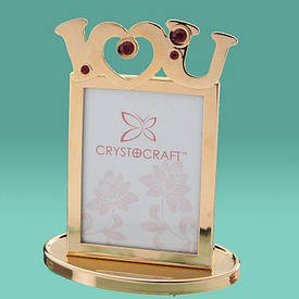 Фоторамка "Love" Crystocraft 0437-042 BF