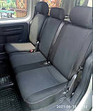 Чохли салону Volkswagen Caddy 7 місць з 2010 г (авточохли Кадді), фото 3