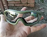 Тактичні окуляри маска страйкболна маска захисні окуляри Tactic (mask-sm-olive), фото 4
