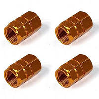 Ковпачки на ніпель Alitek Square Gold, 4 шт.