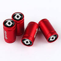 Ковпачки на ніпель для Рено Alitek Sports Red Renault (4 шт.)