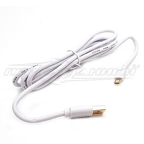 Кабель USB 2.0 — micro USB (преміум'якість), 1.8 м,білий, фото 4