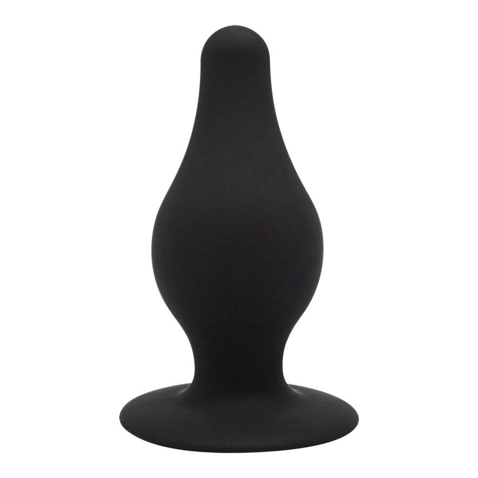 Велика анальна пробка силіконова SilexD (Model 2 size L) двошарова, діаметр 4,5 см