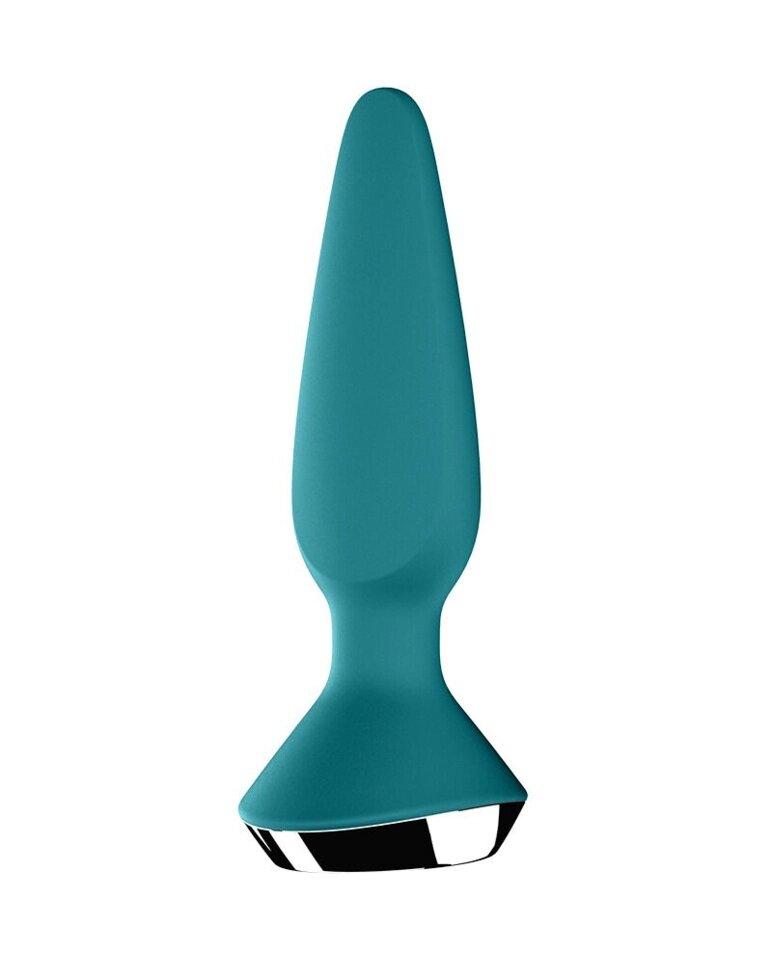 Анальна смарт вібро пробка Satisfyer Plug-ilicious 1 Petrol, фото 1