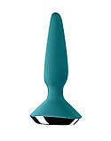 Анальна смарт вібро пробка Satisfyer Plug-ilicious 1 Petrol, фото 5