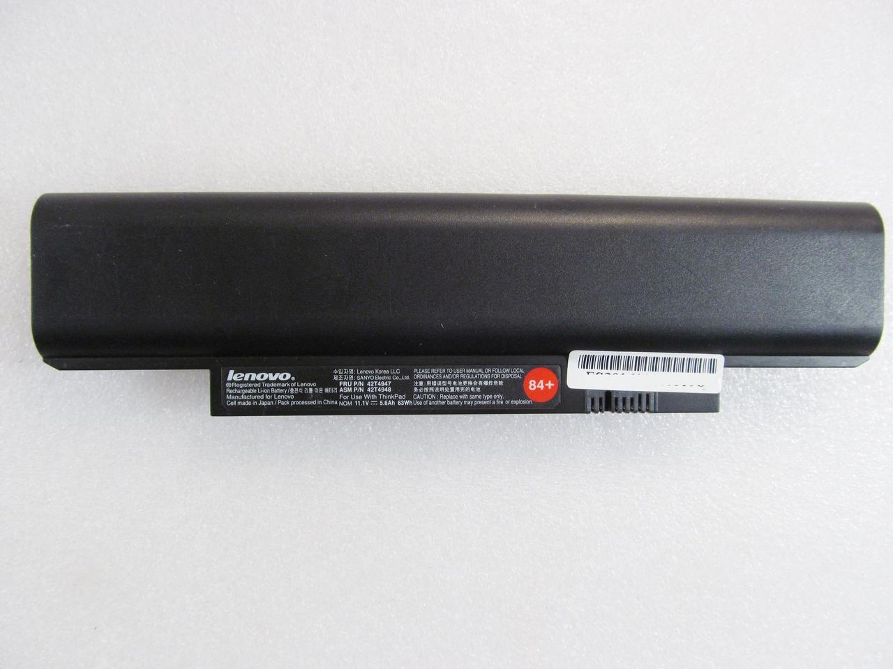 Батарея для ноутбука Lenovo ThinkPad X121e (84+), 5600 mAh (63Wh), 6cell, 11.1V, Li-ion, чорна,