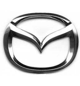 Емблема Mazda скотч 105х85мм пластик