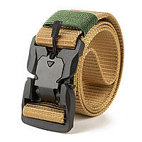 Ремінь тактичний Assault Belt YD888 з магнітною пряжкою 140 см Sandy