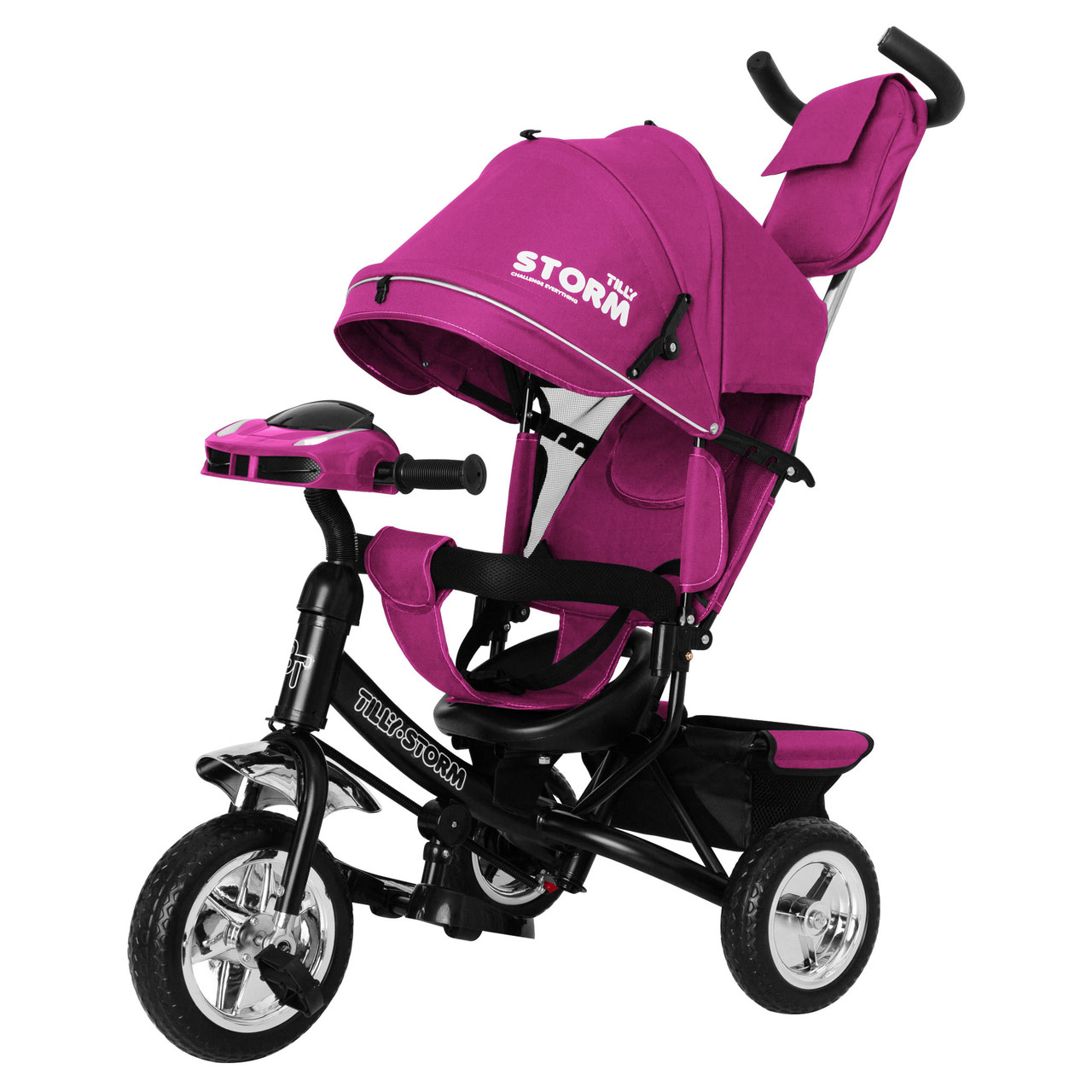 Дитячий триколісний велосипед TILLY STORM T-349/2 Фіолетовий