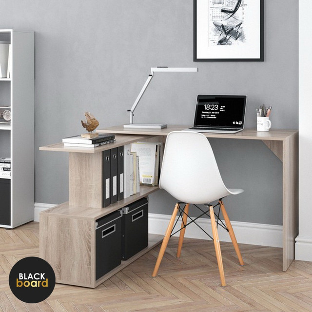 Стол компьютерный-письменный трансформер, стол с полками в гостиную J ...