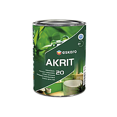Особливо міцна фарба для стін і стелі Eskaro Akrit 20 0.95 л