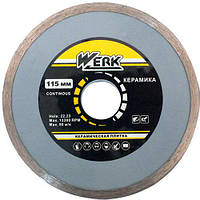 Алмазний диск Werk Ceramics 1A1R WE110120 (115х5х22.225 мм)