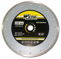 Алмазний диск Werk Ceramics 1A1R WE110123 (230x6x22.225 мм)