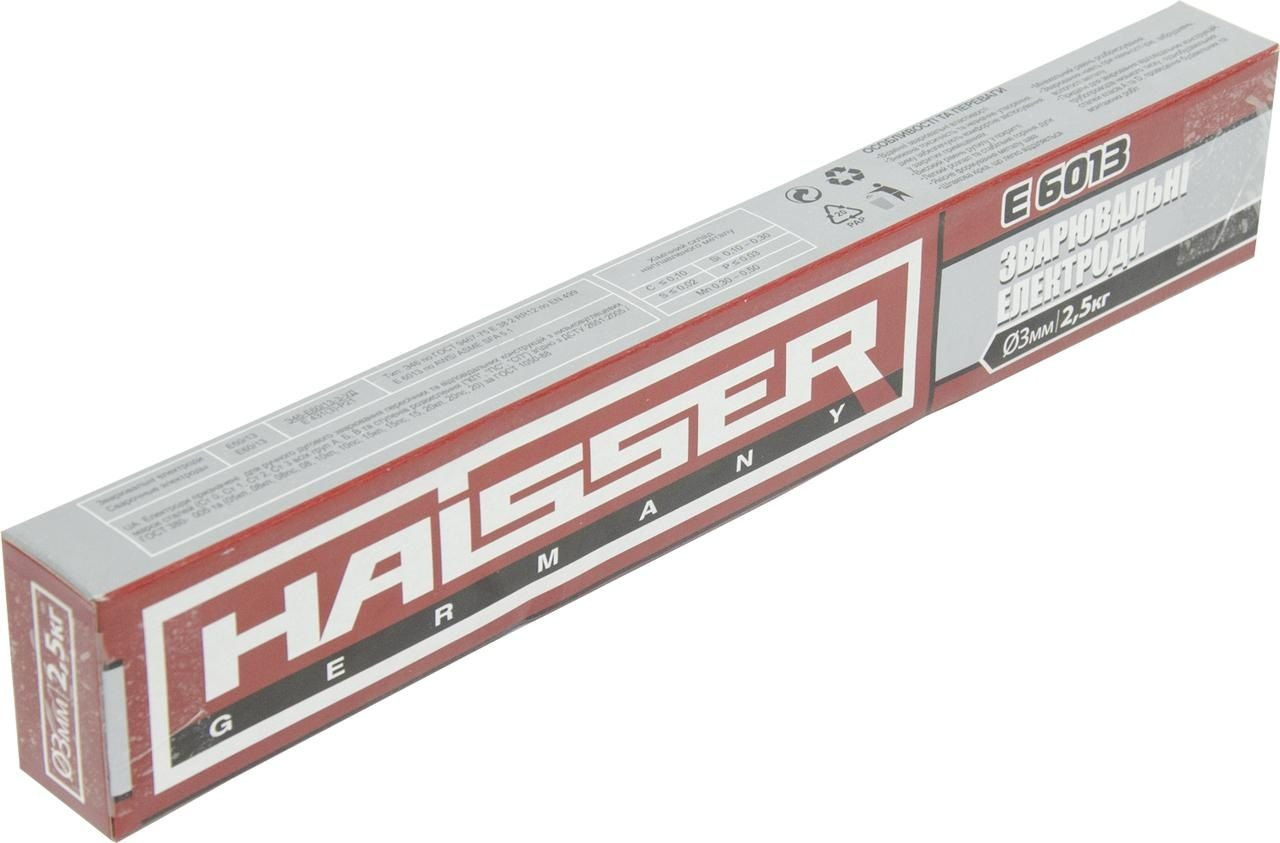 Зварювальні електроди Haisser E6013, 4.0 мм (5 кг)