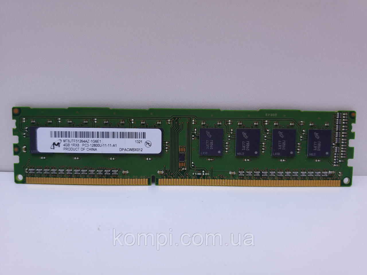 Оперативная память Micron 4Gb DDR3 1600Mhz PC3-12800