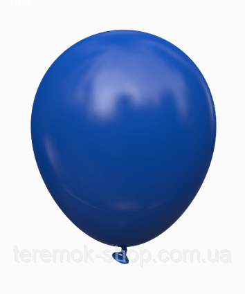 Повітряні кулі темно сині пастель, латексні кульки 25 см 10" Bestbal набір 5 шт