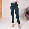 Зелені укорочені брюки великого розміру (46-58), фото 7