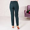 Зелені укорочені брюки великого розміру (46-58), фото 5