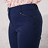 Сині укорочені брюки великого розміру (46-58), фото 5