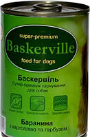 Влажный корм для собак Baskerville Баранина с картофелем и тыквой 400 г