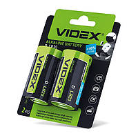 Батарейка VIDEX Alkaline D/LR20 (2шт)