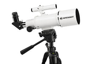 Телескоп для початківців Bresser Classic 70/350 Refractor з адаптером для смартфона