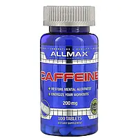 Кофеїн 200 мг (Caffeine) ALLMAX Nutrition 100 таблеток