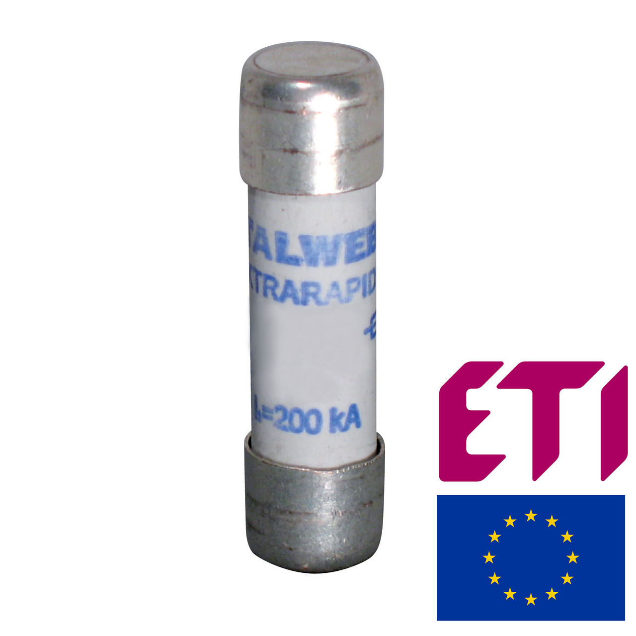 Запобіжник ETI CH 14x51 UQ aR 50A 500V 200kA 2635019 (надшвидкий, кераміка), фото 1